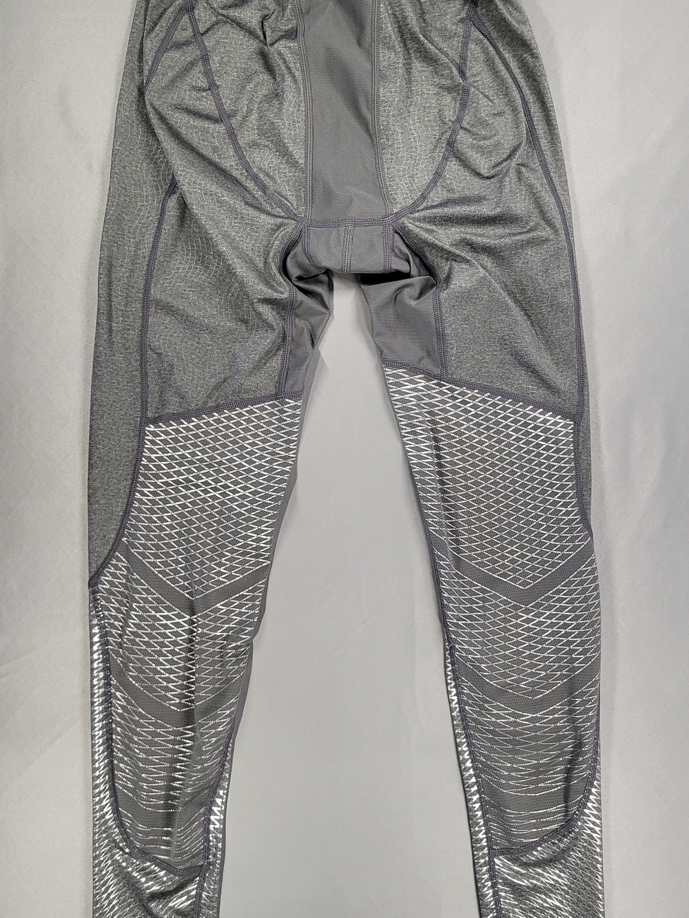 NIKE PRO, Mens Hyp Gray Reflective Leggings Pro Hypercool Size M - Picture 2 of 7